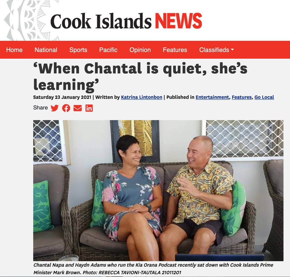 Clipping of Newspaper when Chantal is Listening